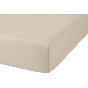 Drap housse 140x190 + 30 cm 100% Percale de Coton 80 fils Lin pas cher