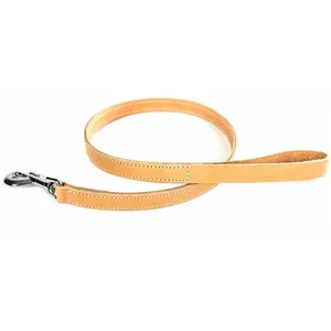 Martin Sellier - Laisse double 20/100 natur cuir vachette