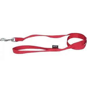 Martin Sellier - Laisse nylon 10-120 rouge pas cher