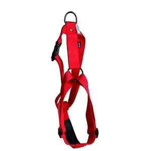 Martin Sellier Martin-Sellier - Harnais Pour Chien - Confort Nylon Rouge (70/90cm X 25mm) pas cher