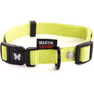 Martin Sellier Halsband Nylon Groen Verstelbaar