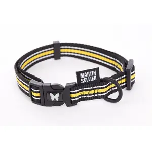Martin Sellier Collier Pour Chien Trio Réglable Martin Sellier L 25x45/65 Cm Mixte Noir