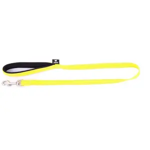 Laisse Pour Chien NeoprÃ¨ne Nylon Martin Sellier S 15/100 Cm Mixte Jaune