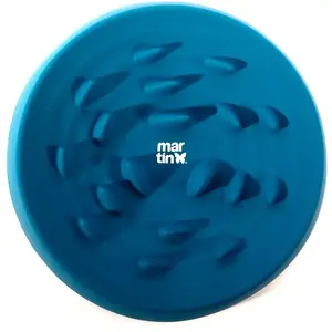 Gamelle pour chien Martin Sellier Slow Feeder - bleu - Bleu - TU pas cher