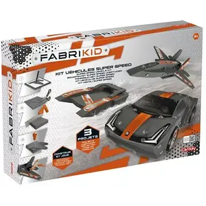 Jeu de construction Lansay Fabrikid Kit Vehicules Super Speed pas cher
