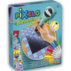 Lansay Pixelo - Illusion 3D - Dessins et Coloriages - Dès 7 ans - Lansay pas cher