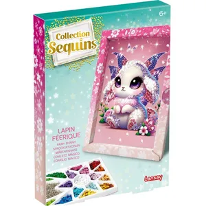 Kit loisir créatif - LANSAY - Collection sequins féérique - Lapin - Dè... pas cher