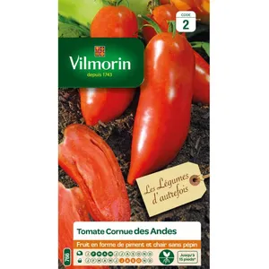 VILMORIN Sachet graines Tomate cornue des Andes pas cher