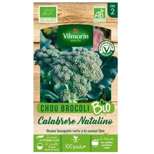 VILMORIN Sachet graines Chou Brocoli Calabrese Natalino BIO