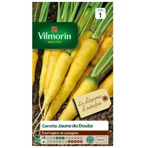 VILMORIN Sachet graines Carotte Jaune Obtuse du Doubs