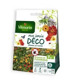 VILMORIN Sachet graines Mélange de fleurs - Eloigne les Pucerons 7m2