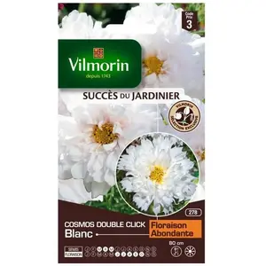VILMORIN Cosmos Double Click blanc pas cher