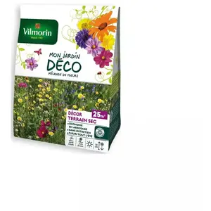 Vilmorin - Sachet Graines Mélange de Fleurs Terrain sec 25m2 pas cher