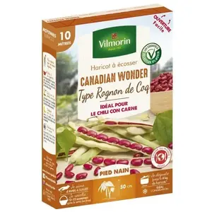 VILMORIN Graines de Haricot à écosser CANADIAN WONDER 10 mètres