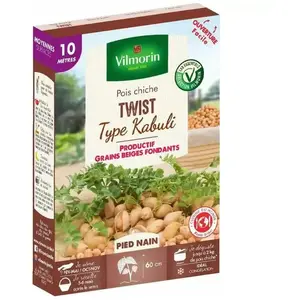 VILMORIN Boite de graines de Pois Chiche Twist 10 mètres pas cher