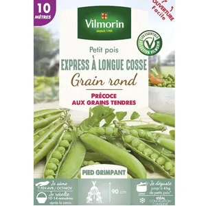 VILMORIN Pois expres à longue Cosse 10 mètres - Pisum sativum pas cher