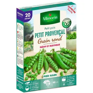Vilmorin Graines De Petit Pois Variété "Petit Provençal" Vilmorin Semis De Février À Avril Et D'octobre À Novembre