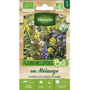VILMORIN Sachet graines Fleurs Mellifères en mélange pour engrais vert BIO