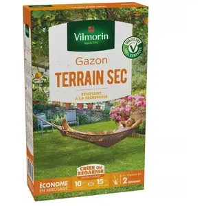 VILMORIN Gazon terrain sec en boîte - 250 g