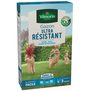 VILMORIN Gazon ultra résistant en boîte - Label rouge - 250 g