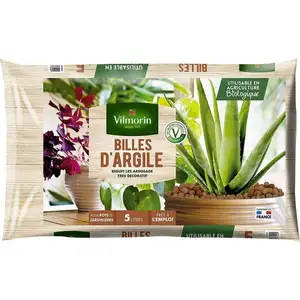 Billes d'argile vilmorin sac de 5 litres pas cher