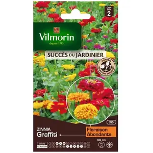 VILMORIN Zinnia graffiti pas cher