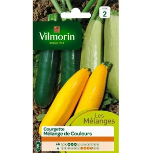 VILMORIN Mélange graines de Courgette différentes couleurs