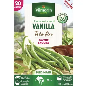 VILMORIN Graines de haricot vanilla - 20 M pas cher