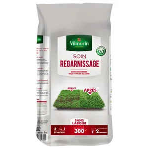 VILMORIN Semences pour soins et regarnissage universel de gazon - 2 en 1 - 5 kg