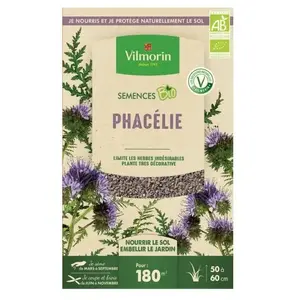 VILMORIN Graines de Phacélie BIO , boite de 375 grs- pas cher
