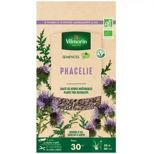 VILMORIN Graines de Phacélie BIO , sachet de 60 grs pas cher