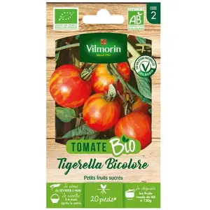 Tomate tigerella bio Vilmorin