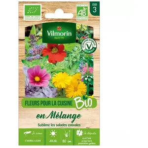 VILMORIN Sachet de graines Fleurs pour la cuisine en Mélange BIO- pas cher
