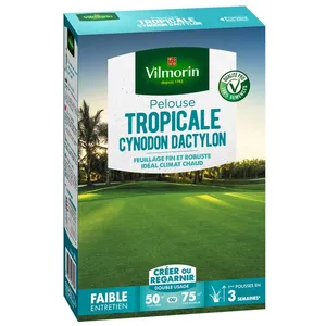 Gazon - Vilmorin - Pelouse Tropicale - Cynodon Dactylon - 500 g + Gazo... pas cher
