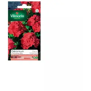 Graine de Géranium VILMORIN - HF2 éclat rouge - Variété très florifère pas cher