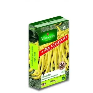 VILMORIN Graines de Haricot nain beurre GOUSSDOR +20g gratuit