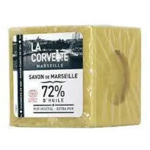 La Corvette Marseille Cube de Savon de Marseille Olive Extra Pur Filmé 300g pas cher