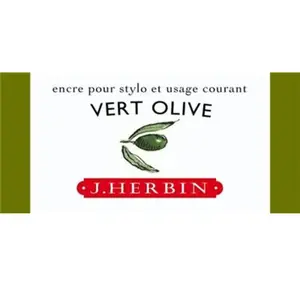 Herbin - Encre Traditionnelle à stylo en Flacon "D" 30ml - Vert Olive pas cher