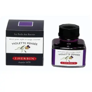 Herbin - Encre Traditionnelle à stylo en Flacon "D" 30ml - Violet pas cher