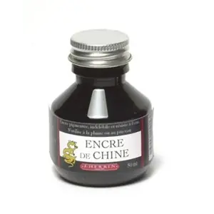 Herbin - Encre de Chine Noire 50ml pas cher