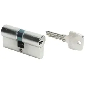 BRICARD Cylindre double entrée SERIAL nickelé A2P* longueur 70 30+40mm série 8... pas cher