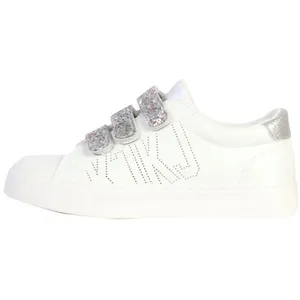 Basket Basse à Scratch Kaporal Tippy - Blanc Argent pas cher