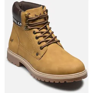 Bottines - KAPORAL - Fiko - Camel - Femme - Talon Plat pas cher