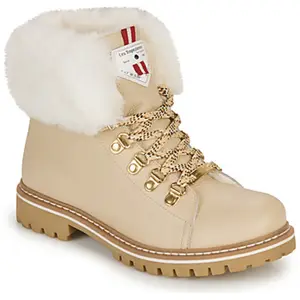 Bottines Les Tropéziennes par M. Belarbi LACEN Les Tropeziennes par M.B C077073-CREME LACEN pas cher
