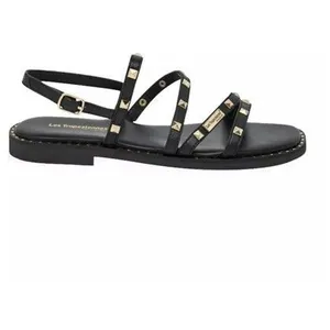 8040 Sandales Femme - Les Tropeziennes par m b - CORABEL Noir - Talon plat - Cuir pas cher