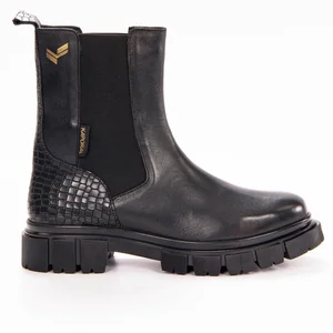 Kaporal Kaporal - Bottine En Cuir - Noire - 37 pas cher
