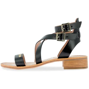 LES TROPEZIENNES PAR M. BELARBI Femme Hocean Sandale, Noir, 38 EU pas cher