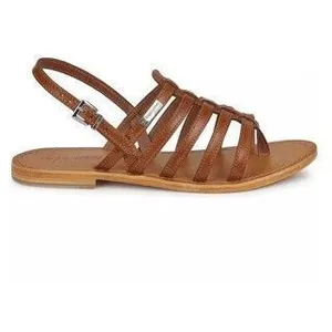 Sandales Les Tropeziennes Hérisson Marron - Cuir - Boucle de serrage - Mixte pas cher