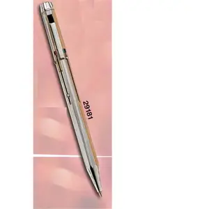 Solveig Stylo bille multifonction 4 couleurs métal chromé pas cher