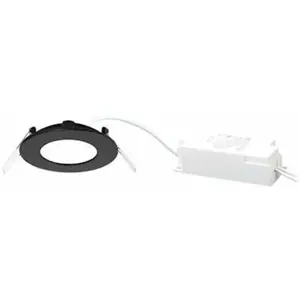 Spot encastré Aric flat led - 5w - cct - 3000 / 4000k - noir Aric 50803 pas cher